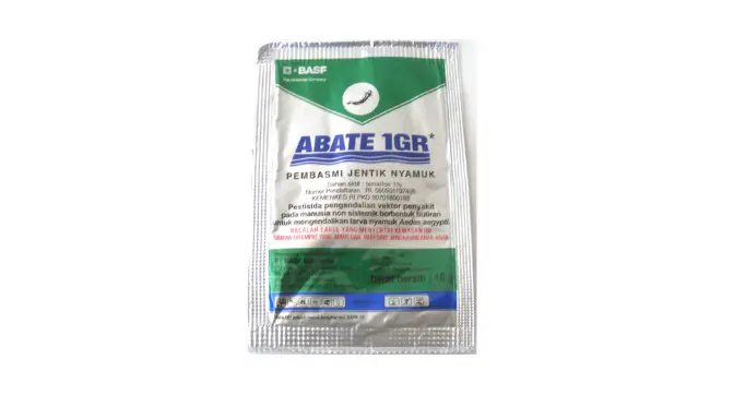 Abate - Manfaat, Dosis & Efek Samping