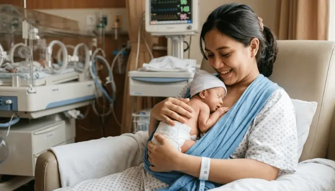 Metode kanguru untuk bayi berat lahir sangat rendah